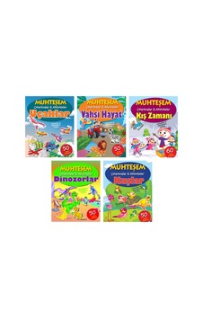 Muhteşem Çıkartmalar ve Aktiviteler Serisi 5 Kitap N11.4044 Muhteşem Çıkartmalar ve Aktiviteler Serisi 5 Kitap N11.4044