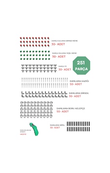 Damlama Sulama Full Set - 251 Parça Delma Aparatı Hediye Diğer