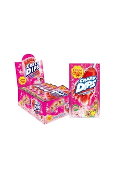 Chupa Chups Patlayan Şekerli Çilek Aromalı Lolipop Şekerleme 14 G X 24 Adet