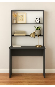 Modern Üst Modüllü Çalışma Masası Anrasit Modern Üst Modüllü Çalışma Masası Anrasit