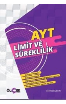 Ölçek Yayınları Ayt Limit Ve Süreklilik Föyü