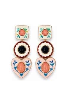 Çelik Kalpli Küpe Pembe 63413791 Çelik Kalpli Küpe Pembe 63413791