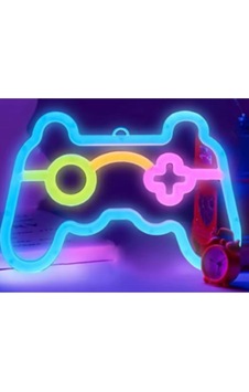 Oyun Konsolu Tasarımlı Neon Led Pembe