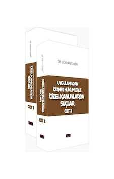 Savaş Yayınevi - Uygulamadan Örnek Hükümlerle Özel Kanunlarda Suçlar 2 Cilt Savaş Yayınevi - Uygulamadan Örnek Hükümlerle Özel Kanunlarda Suçlar 2 Cilt