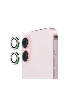 Nettech Apple Uyumlu iPhone 16 Diamond Taşlı Model Kamera Cam Koruyucu - Yeşil Nettech Apple Uyumlu iPhone 16 Diamond Taşlı Model Kamera Cam Koruyucu - Yeşil