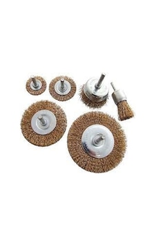Star Pimli Tel Fırça Seti 6 Parça 100MM 75MM 50MM 50MM 45MM 25MM Star Str 01096