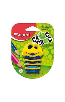 Maped Croc Çift Delikli Kalemtraş 1 Adet Sarı Maped Croc Çift Delikli Kalemtraş 1 Adet Sarı