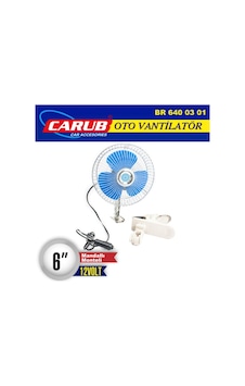 Carub Vantilatör 12v 6 Inch Mandallı 6400301 Uyumlu
