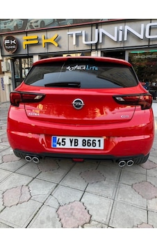 Opel Astra K Egzoz Görünümlü Difüzör Opel Astra K Egzoz Görünümlü Difüzör