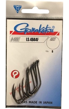 GAMAKATSU LS-4644F Siyah Olta İğnesi 1/6 - #6/0 GAMAKATSU LS-4644F Siyah Olta İğnesi 1/6 - #6/0