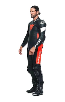 Dainese Daınese/tosa 1 Pcs Leather Suıt Perf. Black Flu Red Whıte Kırmızı Dainese Daınese/tosa 1 Pcs Leather Suıt Perf. Black Flu Red Whıte Kırmızı