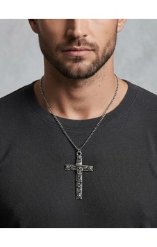 Unisex Haç Kolye Kırmızı Taş Detaylı Gümüş Renk Zincir Kolye Gotik Tarz Unisex Takı Hc97 Gümüş Unisex Haç Kolye Kırmızı Taş Detaylı Gümüş Renk Zincir Kolye Gotik Tarz Unisex Takı Hc97 Gümüş