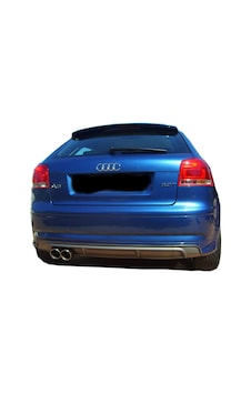 Audi A3 8p S3 2005 - 2008 2 Kapı Arka Tampon Eki - Difüzör plast