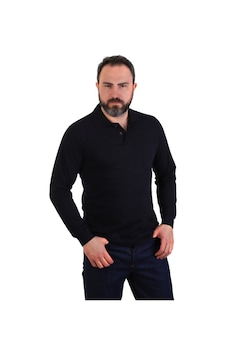 ESER - Polo Yaka Uzun Kol Penye İş Tişörtü - Cepli - Lacivert ESER - Polo Yaka Uzun Kol Penye İş Tişörtü - Cepli - Lacivert