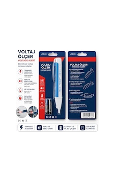 Temassız Voltaj Ölçer Kalemi 90-1000v Ac Led Işıklı Ve Sesli Elektrik Test Cihazı
