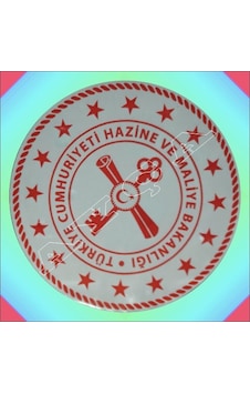 Hazine ve Maliye Bakanliği Araç Stikiri Çok Renkli Hazine ve Maliye Bakanliği Araç Stikiri Çok Renkli