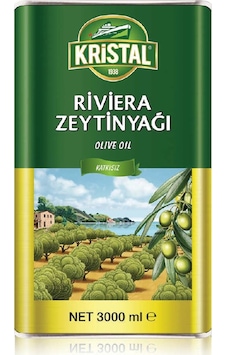 Riviera Zeytinyağı Teneke 3 L Riviera Zeytinyağı Teneke 3 L