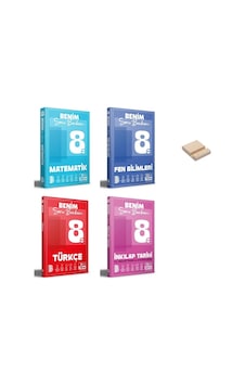 Lgs 8. Sınıf Benim Hocam Tüm Dersler Soru Bankam 4lü Set + Telefon Standı Lgs 8. Sınıf Benim Hocam Tüm Dersler Soru Bankam 4lü Set + Telefon Standı