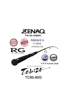 Zenaq Tobizo TC80-80G Offshore Casting Popping Kamış 244 CM Max 110 G Zenaq Tobizo TC80-80G Offshore Casting Popping Kamış 244 CM Max 110 G