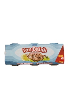 Ton Balığı Konserve Iri Parçalı 3 X 80 Gr