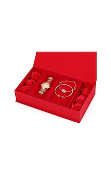 Kadın Kol Saati Ve Seti Gümüş-rose2 - 306235625 Altın Kadın Kol Saati Ve Seti Gümüş-rose2 - 306235625 Altın