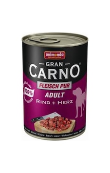 Animonda Gran Carno Sığır Etli ve Yürekli Konserve Yetişkin Köpek Maması 400 G Animonda Gran Carno Sığır Etli ve Yürekli Konserve Yetişkin Köpek Maması 400 G