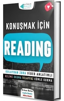 İngilizce Konuşmak İçin Reading - Kolaydan Zora Video Anlatımlı Kelime Okuma Telaffuz Cümle Kurma - Erkan Önler - Erkan Önler Yayınları İngilizce Konuşmak İçin Reading - Kolaydan Zora Video Anlatımlı Kelime Okuma Telaffuz Cümle Kurma - Erkan Önler - Erkan Önler Yayınları