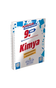 9.sınıf Kimya Öğrencim Defteri Murat Eğitim Yayınları