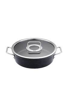 Fissler Adamant Sığ Cam Kapaklı Pilav Tenceresi 28cm Siyah Fissler Adamant Sığ Cam Kapaklı Pilav Tenceresi 28cm Siyah