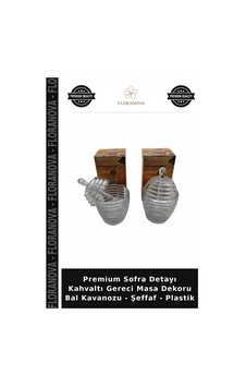Premium Sofra Detayı Kahvaltı Gereci Masa Dekoru Bal Kavanozu - Şeffaf - Plastik Çok Renkli Premium Sofra Detayı Kahvaltı Gereci Masa Dekoru Bal Kavanozu - Şeffaf - Plastik Çok Renkli