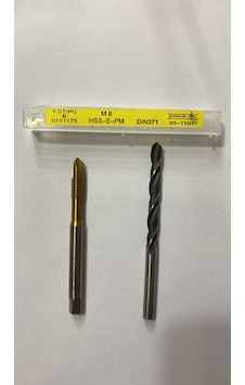 M8 Titan Kaplı Düz Kılavuz 6.8 MM Hss Matkap Ucu M8 Titan Kaplı Düz Kılavuz 6.8 MM Hss Matkap Ucu