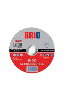 Brio Kesme Taşı 180x16 Inox 5'li Paket