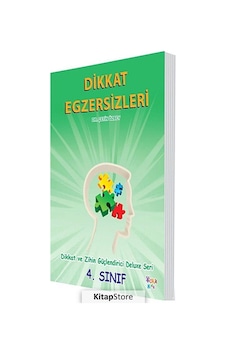 Kitapstore Dikkat Egzersizleri 4. Sınıf / Çetin Özbey Kitapstore Dikkat Egzersizleri 4. Sınıf / Çetin Özbey