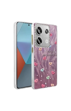 Newface - 710 - Xiaomi Redmi Note 13 Pro 4g Kılıf Blade Aynalı Desenli Kapak - - Csmo-tex - Desen 8 Diğer