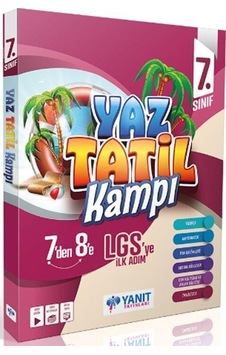7. Sınıf Yaz Tatil Kitabı Kampı Yanıt Yayınları 7. Sınıf Yaz Tatil Kitabı Kampı Yanıt Yayınları