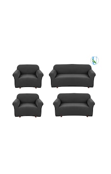 Uy Style Likrali Koltuk, Kanepe, Çekyat Örtüsü Lastikli, Pitikare Desen 3+2+1+1 Takım Antrasit - 625061797 Antrasit Uy Style Likrali Koltuk, Kanepe, Çekyat Örtüsü Lastikli, Pitikare Desen 3+2+1+1 Takım Antrasit - 625061797 Antrasit