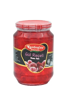 Kardeşler Şekerleme Gül Reçeli Cam Kavanoz 1 KG Kardeşler Şekerleme Gül Reçeli Cam Kavanoz 1 KG