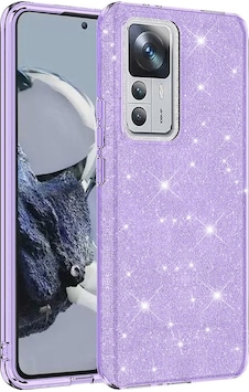 More TR Xiaomi Mi 12T Kılıf Zore Shining Silikon - Mor