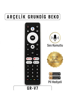 Grundig Sesli Kumandası Pil Grundig Sesli Kumandası Pil