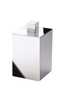 Square Metal Pamukluk, Tezgah Üstü - Krom Square Metal Pamukluk, Tezgah Üstü - Krom