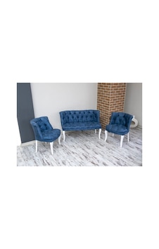 Trendy Home Su Yeşili Çay Seti Koltuk Takımı, Salon, Balkon, 2+1+1 Diğer