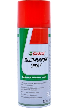Castrol Multi Purpose Spray Çok Amaçlı Temizleme, Pas Sökücü Ve Yağlayıcı Sprey 400 Ml
