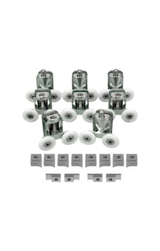Metal Gövdeli Duşakabin / Cam Kabin Tekerleği Lüks Takım Set 8li (24mm Teker Çap) Metal Gövdeli Duşakabin / Cam Kabin Tekerleği Lüks Takım Set 8li (24mm Teker Çap)