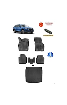 Skoda Kodiaq 2024 Sonrası Uyumlu 3d Havuzlu Paspas Ve 3d Alt Kademe Bagaj Havuzu Seti Asma Koku Ve Numaratör li Skoda Kodiaq 2024 Sonrası Uyumlu 3d Havuzlu Paspas Ve 3d Alt Kademe Bagaj Havuzu Seti Asma Koku Ve Numaratör li