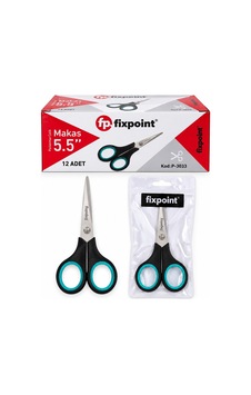 Fixpoint Küçük Yeşil Lacivert Makas 5.5- 12'li Paket Fixpoint Küçük Yeşil Lacivert Makas 5.5- 12'li Paket