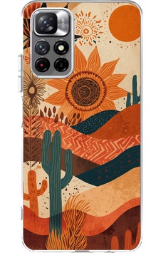 Redmi 10 Uyumlu Etnik Güneş Ve Mandala Figürlü Toprak Tonları Baskılı Silikon Kılıf Renkli Redmi 10 Uyumlu Etnik Güneş Ve Mandala Figürlü Toprak Tonları Baskılı Silikon Kılıf Renkli