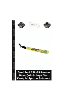 Özel Seri Bsl-99 Lemon Boks Çubuk Lapa Sarı Kampüs Sporcu Antrenor Özel Seri Bsl-99 Lemon Boks Çubuk Lapa Sarı Kampüs Sporcu Antrenor