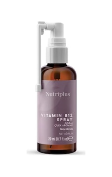 Nutriplus Vitamin B12 Sprey Çilek Aromalı 20 Ml Nutriplus Vitamin B12 Sprey Çilek Aromalı 20 Ml