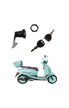Yuki Bellini 50 / Bellini 125 Arka Port Bagaj Çanta Kilidi Siyah Yuki Bellini 50 / Bellini 125 Arka Port Bagaj Çanta Kilidi Siyah