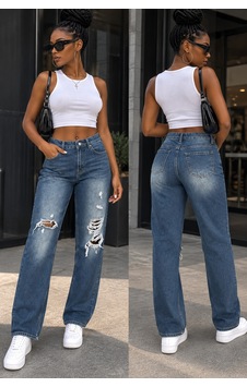 Gugus Outlet Alt Giyim Modelleri Mavi-yırtık-bol-paça-pantolon Gugus Outlet Alt Giyim Modelleri Mavi-yırtık-bol-paça-pantolon